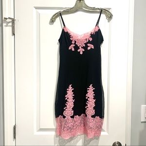 Betsey Johnson lace slip dress!